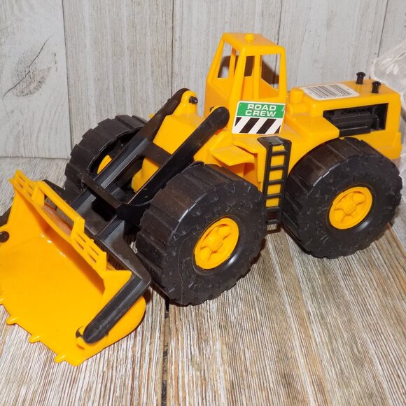 TOY TRACTOR YELLOW PLASTIC * - Picture 6 of 10